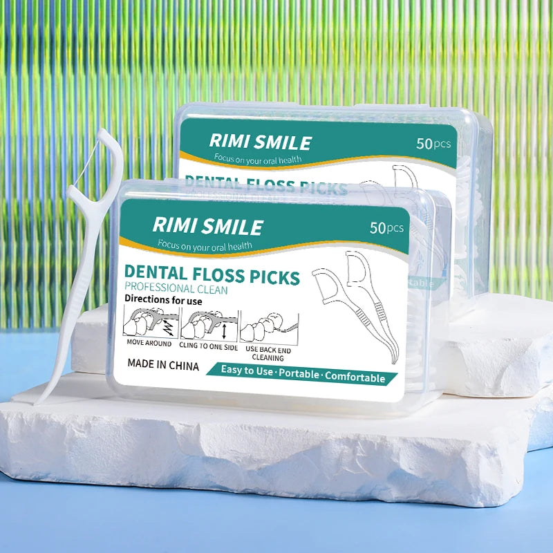 50/150/300/600/1000 PCS Dental Floss Sticks - Oral Care Tools for Effective Cleaning