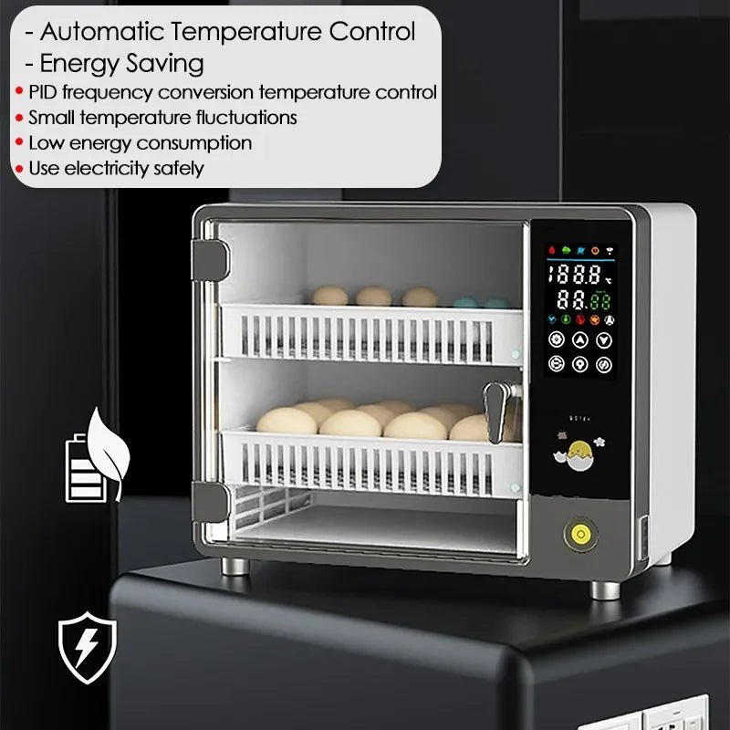 24-Egg Automatic Incubator — Touch Control Hatchery Machine for Chicken, Duck, Quail & Bird Eggs