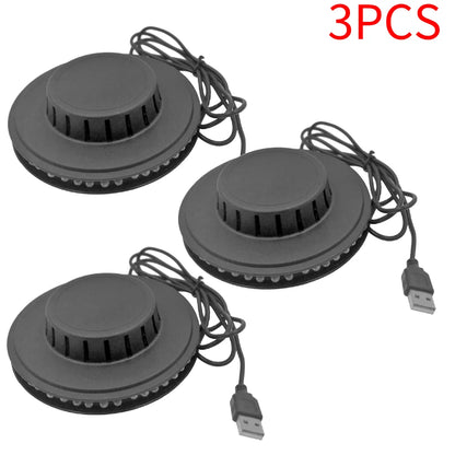 Sound Activated RGB Disco Light - USB Rotating LED Party Stage Light with Music Sync