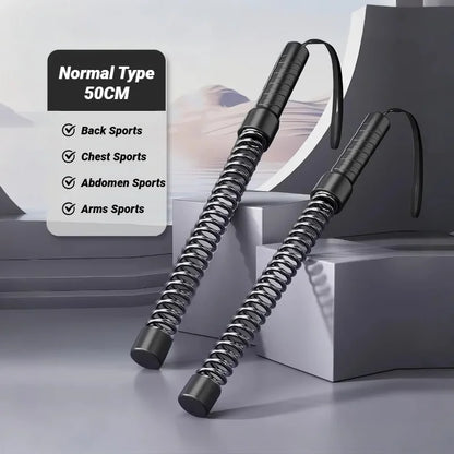 Ergonomic Strength Training Bar – Stainless Steel Biceps & Triceps Muscle Expander