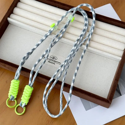 Cute Adjustable Crossbody Bag Chain Strap – Detachable Stripe Shoulder Bag & Phone Hanging Rope Accessory