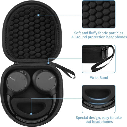 Yinke Hard Case for Sony WH-CH700N/CH710N/CH720N – EVA Travel Protective Headphone Storage Bag