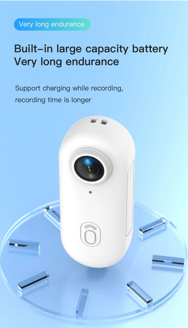 4K Mini Outdoor Sports Camera — Helmet-Mounted Motorcycle & Bicycle Action Camera for MTB and Professional Filming