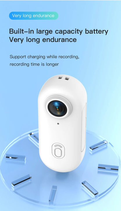 4K Mini Outdoor Sports Camera — Helmet-Mounted Motorcycle & Bicycle Action Camera for MTB and Professional Filming
