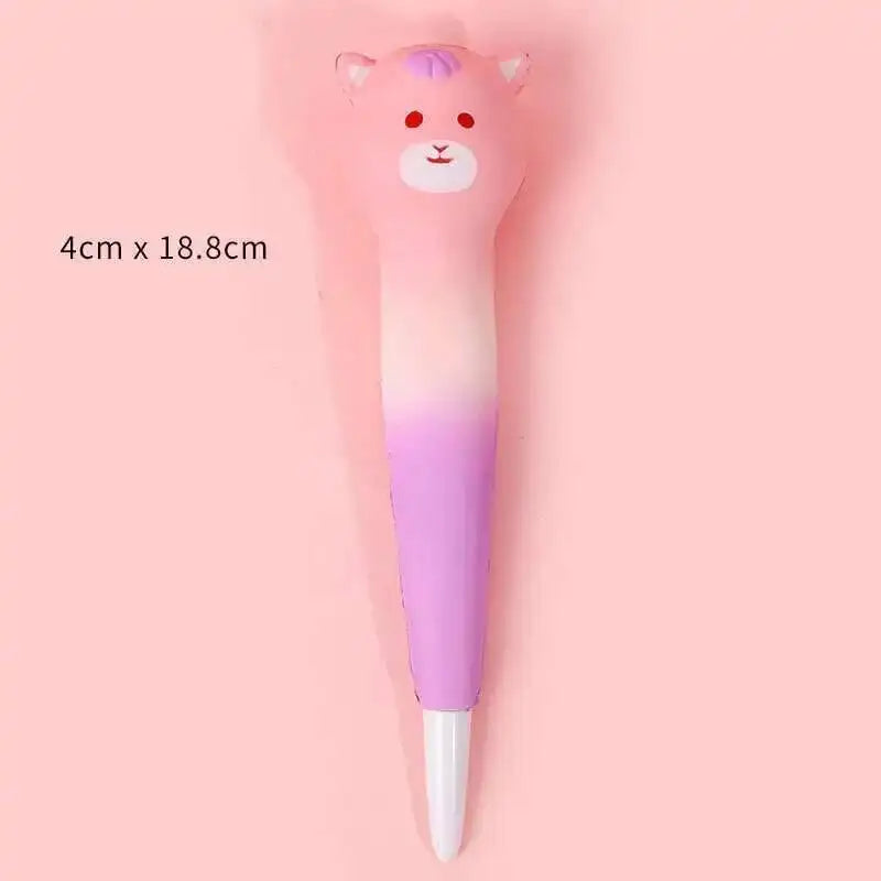 Cute Soft Gel Pen – Kawaii Cartoon Pen for School, Office, and Creative Stationery Supplies