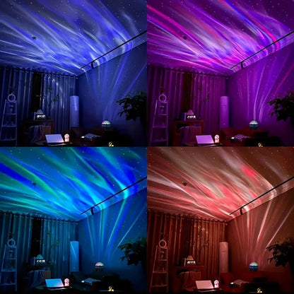 Northern Lights Star Projector - LED Galaxy Night Light with Remote Control for Bedroom & Party Decor