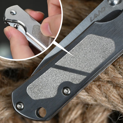 LAND 710/711 Outdoor Folding Knife – Pocket Nail File, Camping, Survival, Fishing & Hunting EDC Tool