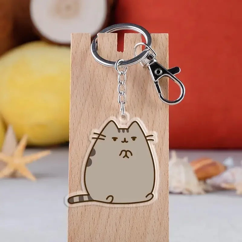 Pusheen Cat Birthday Party Decorations - Cartoon Pet Theme Balloons, Banner, Backdrop, Cake Topper, and Baby Shower Stickers