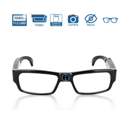 1080P Mini Camera Smart Glasses — HD Video Recorder for Driving, Biking & Outdoor Activities