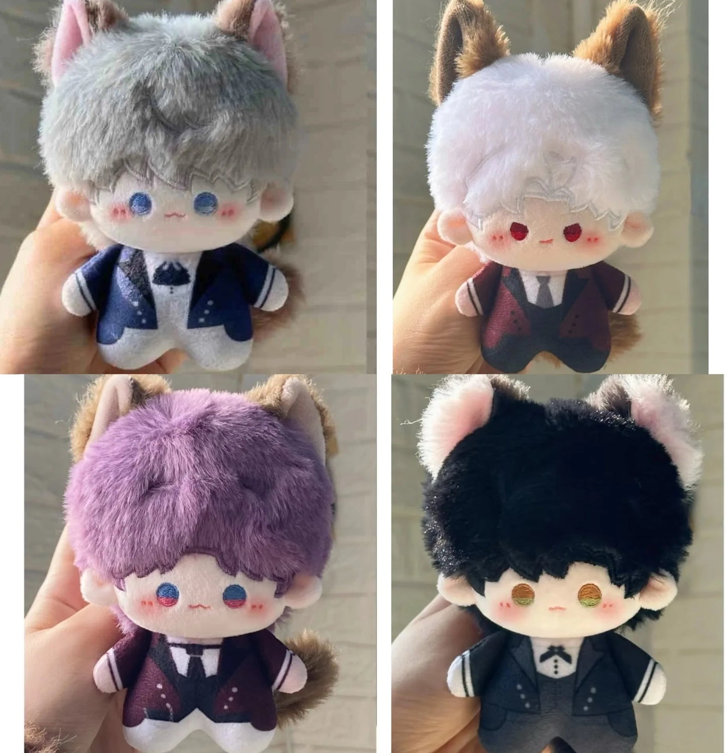 Love and Deep Space 10cm Cotton Doll – Qi Yu, Qin Che, Shen Xinghui & Li Shen Plush Toy for Kids & Girlfriend Gift