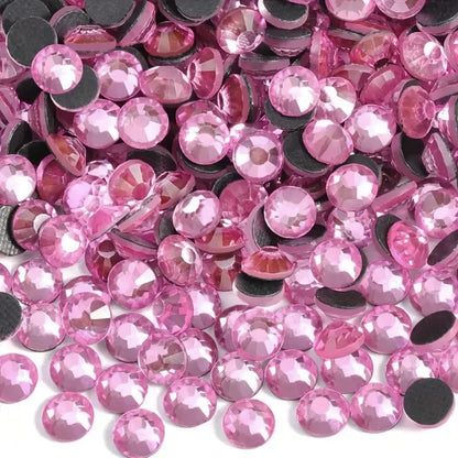 Bobohoo HotFix Crystal Rhinestones SS6-SS30 – Glitter Iron-On Strass Gems for Clothing, Dresses & DIY Crafts
