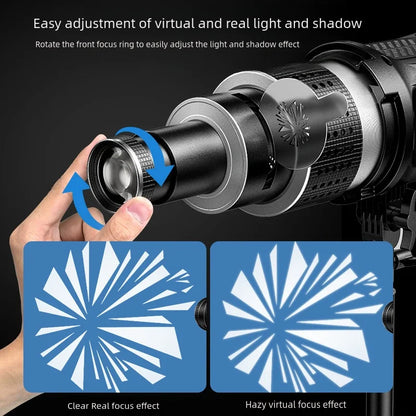 Bowens Mount Flash Snoot Kit – Conical Lens with Optical Spotlight & 35 Gobos for Video, Artist Modelling & Photo Studio Lighting