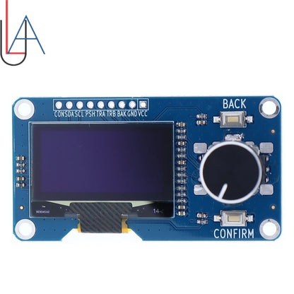 LAUBEI OLED LCD Display Module - 0.96/1.3 Inch IIC Screen with EC11 Rotary Encoder for Arduino DIY Projects