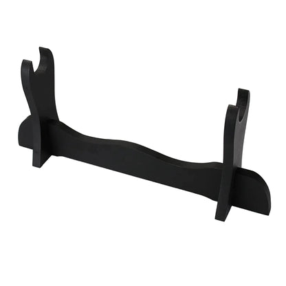 Large Wooden Sword Display Stand - 1/2 Layer Rack for Katana, Wakizashi, Tanto & Wand