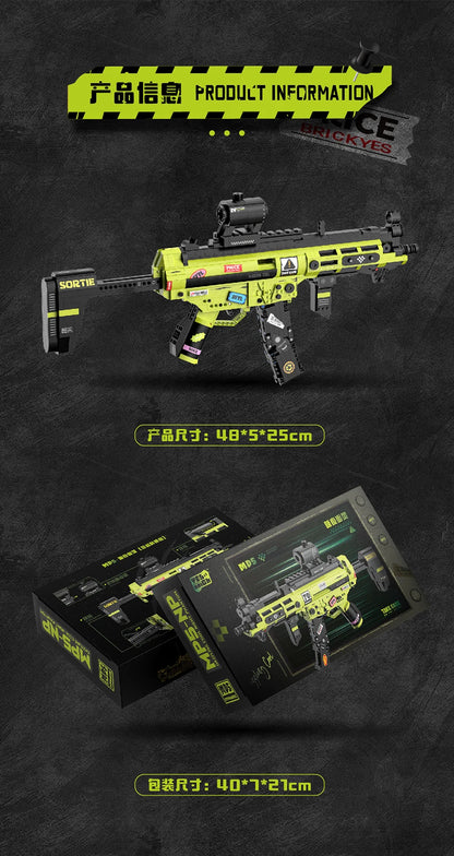 Cool Toy Gun Building Block Set – Mini Plastic Military Weapon Model for Boys’ Assembly & Gifts