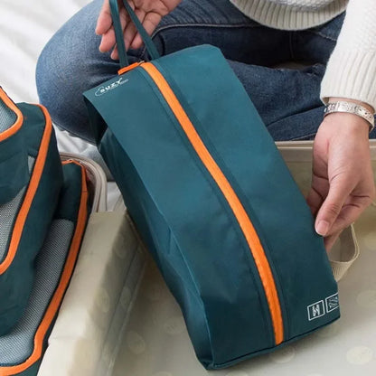 7/6-Piece Travel Organizer Storage Bags Set - Portable Luggage Organizer for Clothes, Shoes, and Packing Tidy Pouches