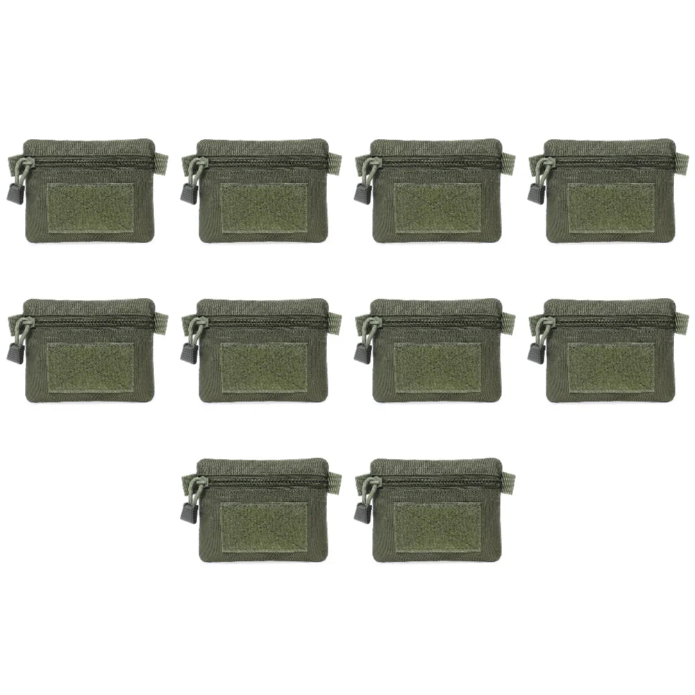 Outdoor Waterproof EDC Molle Wallet — Portable Travel Zipper Waist Pouch for Camping, Hiking & Hunting