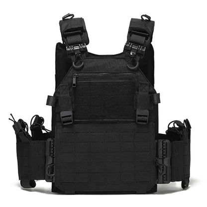 Outdoor Training Vest – Multi-Functional Waterproof MOLLE Expansion Quick-Release Wear-Resistant Tactical Vest