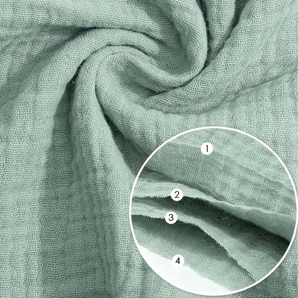 TDHD 5PCS Baby Towels – Soft Cotton Muslin Squares for Newborns, Infant Hand, Bath, Shower, and Face Use