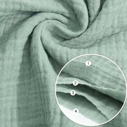 TDHD 5PCS Baby Towels – Soft Cotton Muslin Squares for Newborns, Infant Hand, Bath, Shower, and Face Use