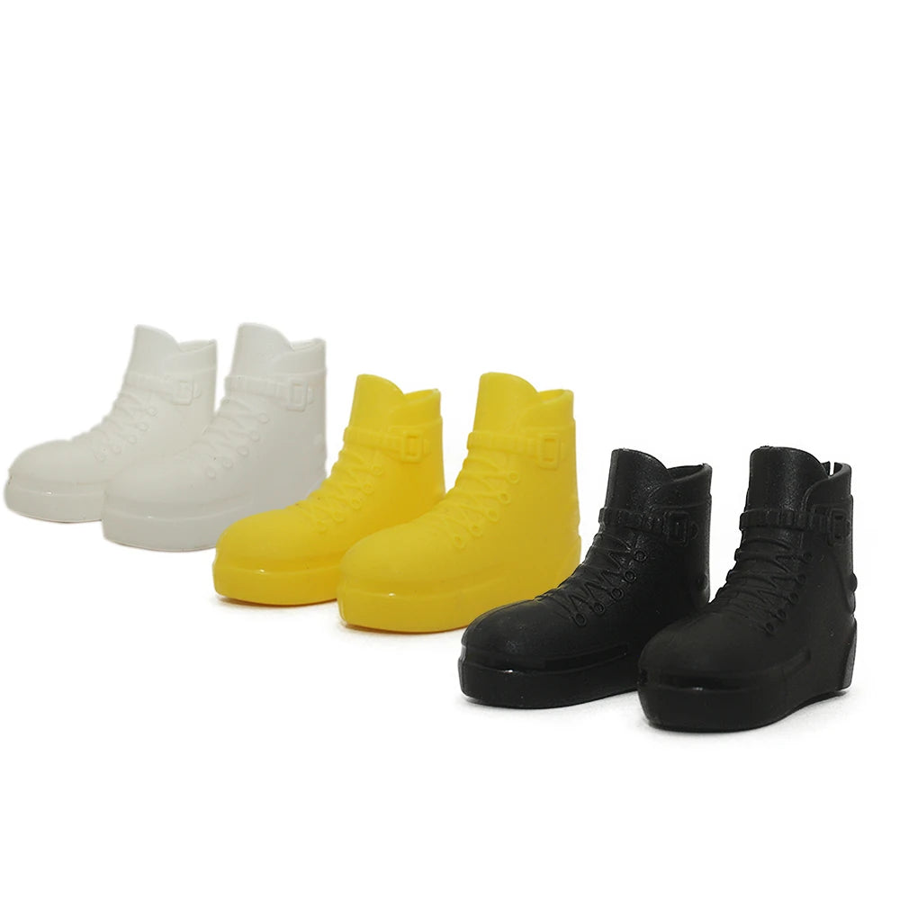 NK Mix 12" Fashion Doll Shoes & Clothes — Casual Leather Sneakers, Boots & Slippers for Boy & Princess Dolls