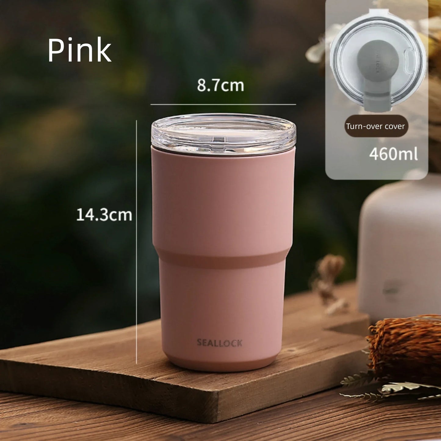 304 Stainless Steel Thermos Cup – Double-Layer Insulated Large Capacity Portable Travel Mug for Coffee & Water, Office Use