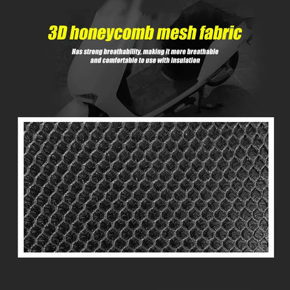 3D Mesh Motorcycle Seat Cover – Anti-Skid, Breathable Summer Cushion for Scooter and Electric Bike