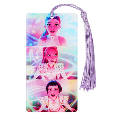 KPop Demon Hunters Huntrix Cartoon Bookmarks – Cute Anime Stationery for Fans & Students