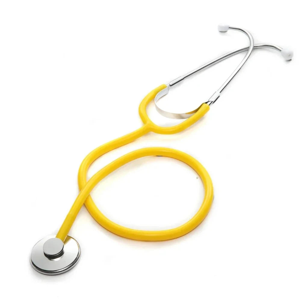 Portable Single Head Stethoscope — Professional Cardiology Medical Device for Doctors, Nurses, Students, and Vets