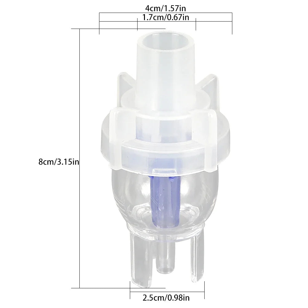 Inhaler Parts & Medicine Tank — Compressor Nebulizer Accessory, Atomized Spray Injector Made of Non-Toxic PP for Health Care