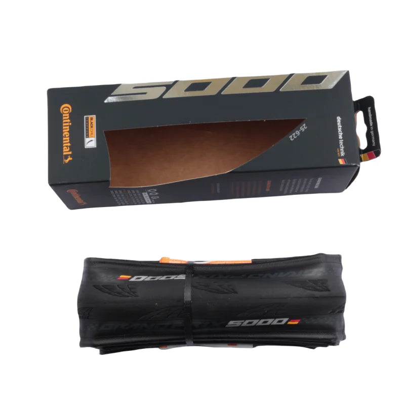 Continental Grand Prix 5000 Road Bike Tire – 700C, 700x25c, 700x23c, 700x28c, 700x32c Folding Black Tire