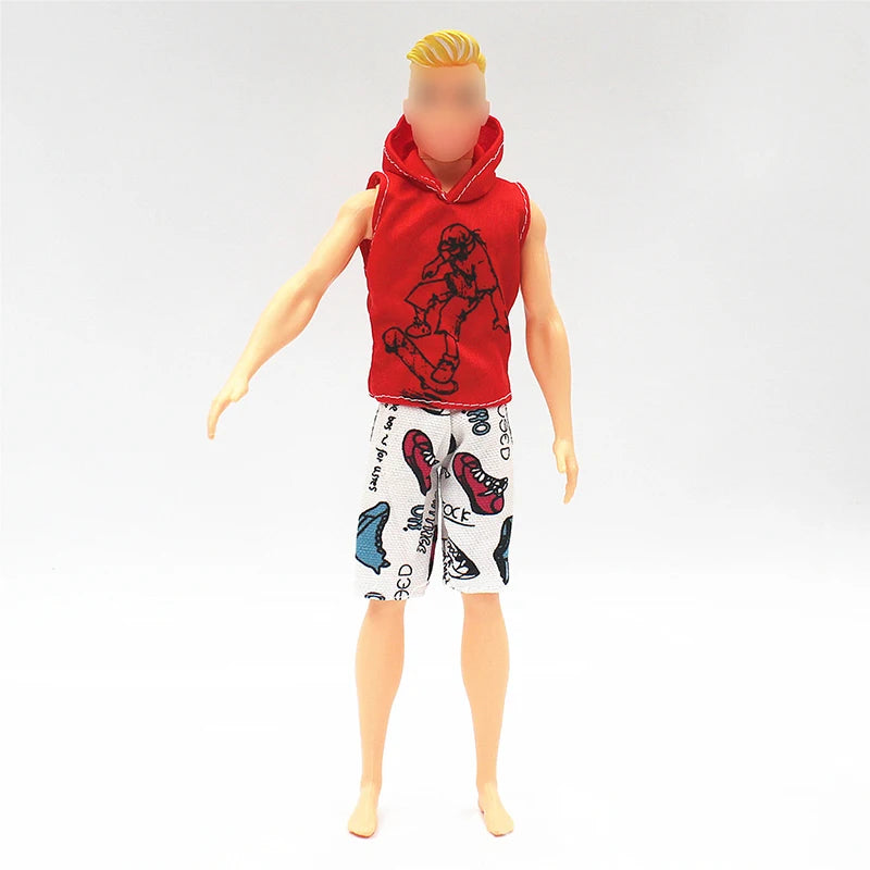 30cm Doll Clothing Set — Men’s Multi-Style Sports Outfit for Boyfriend Dolls
