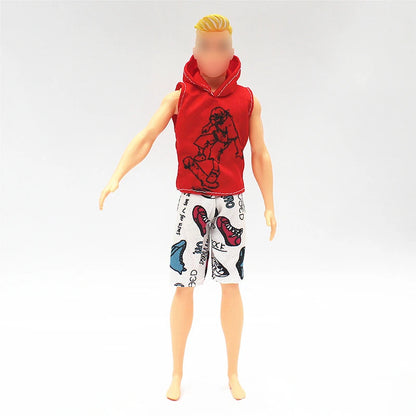 30cm Doll Clothing Set — Men’s Multi-Style Sports Outfit for Boyfriend Dolls