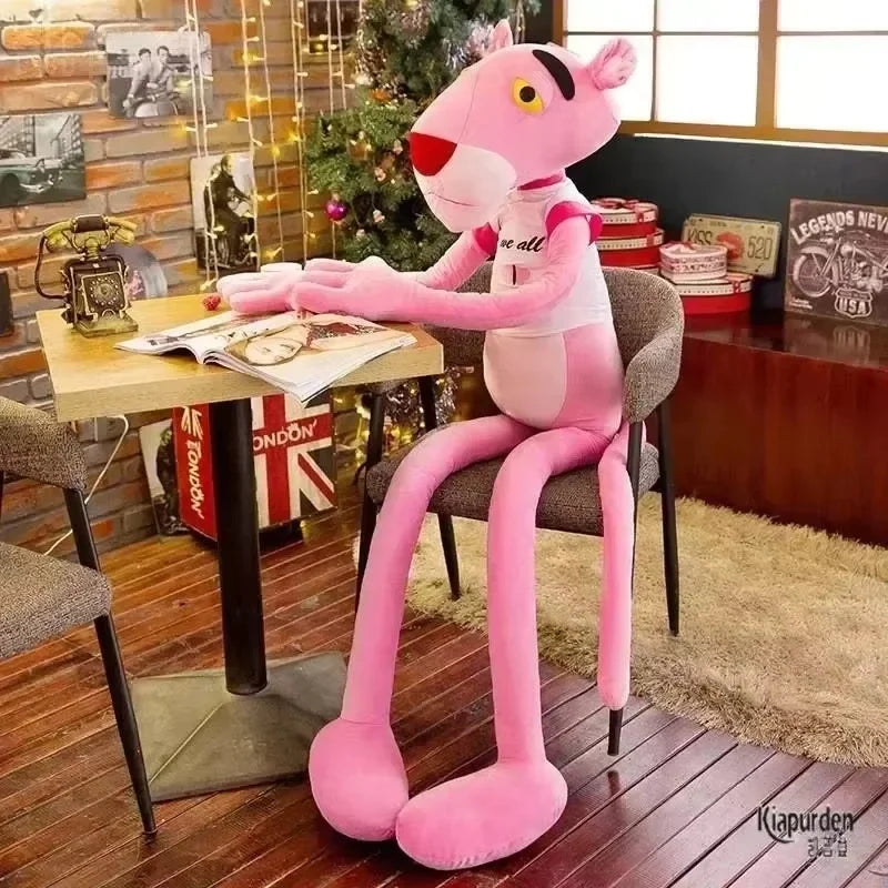 Cartoon Disney Pink Panther Plush Doll – Soft Anime Plush Toy & Cute Cloth Pillow for Kids and Adults, Birthday Gift