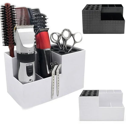 Barber Tools Holder – Multifunctional Anti-Slip Detachable Rack for Hair Comb, Scissors & Hairdressing Tools, Barbershop Accessories