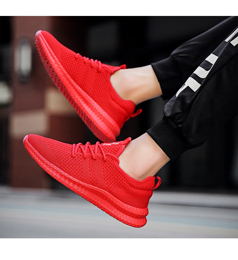 2022 Men’s Sneakers — High-Quality Breathable Gym & Casual Walking Shoes, Lightweight Plus-Size Footwear Zapatillas Hombre
