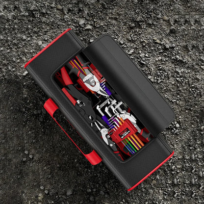 DELIXI ELECTRIC Tool Bag - Portable Oxford Cloth Organizer for Electricians, Carpenters & Home Repairs