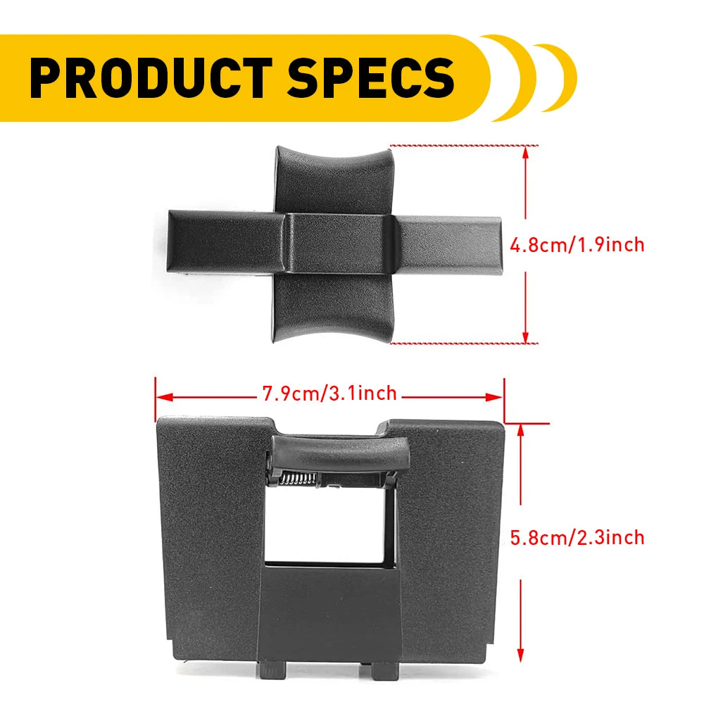 Car Center Console Cup Holder Insert Divider – Compatible with Subaru Forester 2014–2018, Legacy & Outback 2010–2014 Drink Organizer Accessory