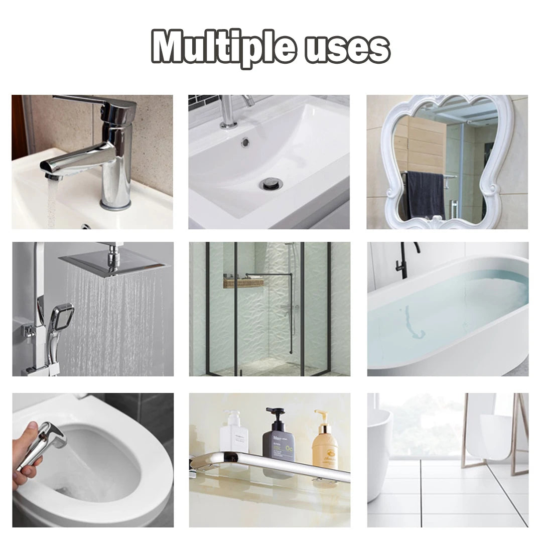 JB-XPCS H71 Bathroom Glass Cleaner - Hard Water Spot and Limescale Remover for Shower Doors, Ceramic Tiles, and Stainless Steel
