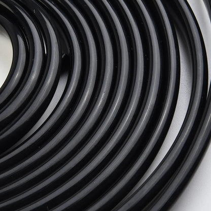 5M Car Door Edge Protector Strip - U Shape Rubber Seal Trim 11x5mm Auto Door Guard for Scratch Protection, Sealing & Decoration