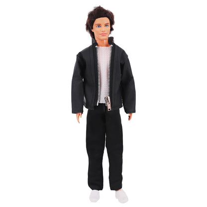 30cm Ken Doll Clothes – Pop Suit Top & Pants Outfit for Boys, Holiday Gift Doll Accessories