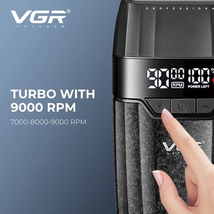 VGR Professional Hair Clipper V-640 S3 — 9000RPM Hair Cutting Machine & Beard Trimmer for Men
