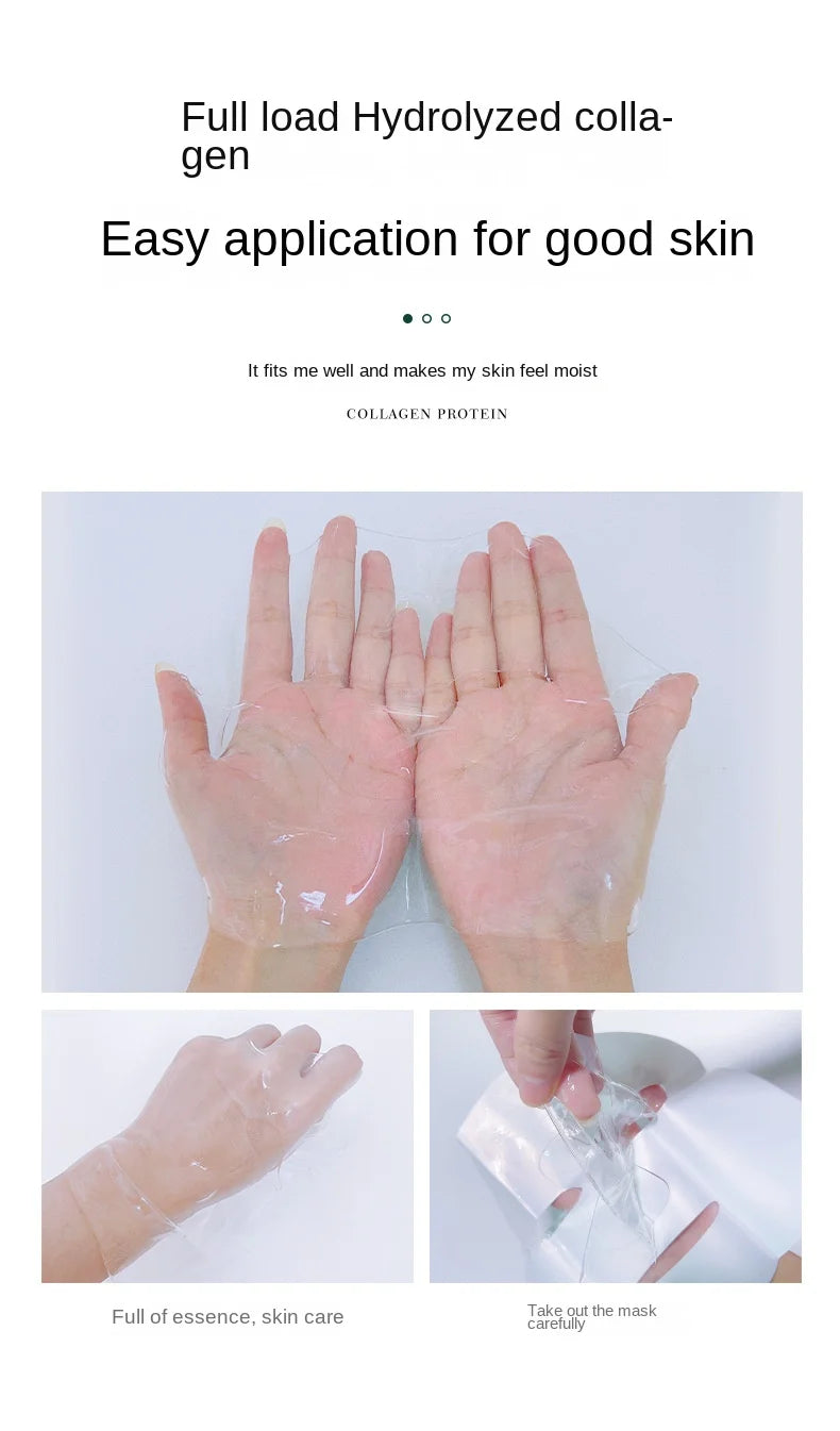 5pcs 30ml Seaweed Collagen Crystal Mask - Tiktok Hot Sale Replenishing Fruit Jelly Skin Care Masque