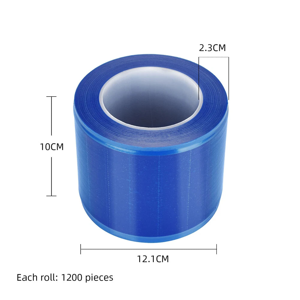 1200pcs Disposable Tattoo & Dental Protective Film – Clear Waterproof Adhesive Wrap