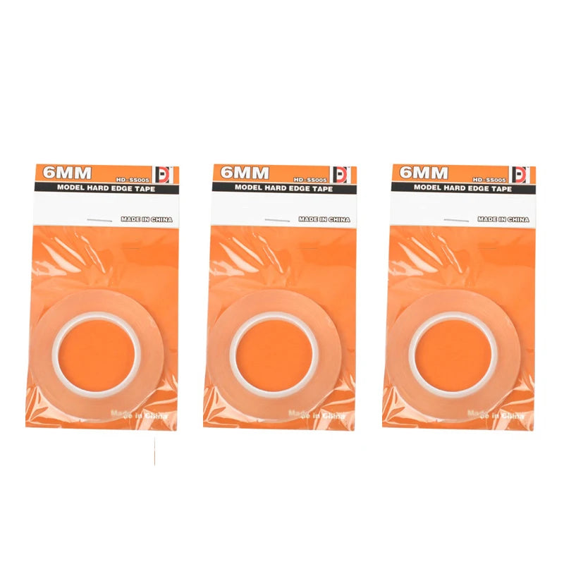 3/6mm Model Scribing Guide Tape – Hard Edge Push Line for Cutting Tools, Hobby & DIY Kit Accessories