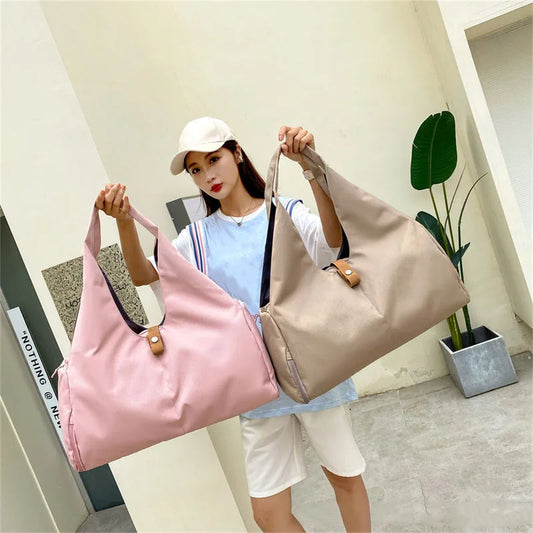 Women's Yoga Mat Bag - Gym Sports Shoulder Tote, Dry Wet Travel Storage for Fitness & Dance