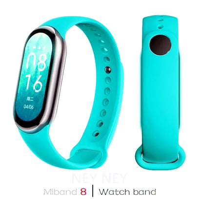 Waterproof Silicone Sport Strap for Xiaomi Mi Band 8/9 NFC – Replacement Smartwatch Bracelet