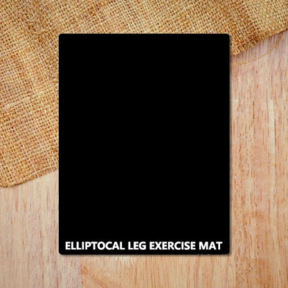 Ellipse Leg Exerciser Machine Mat – Soft Seated Foot Pedal Stepper Mat for Stability & Fitness Training