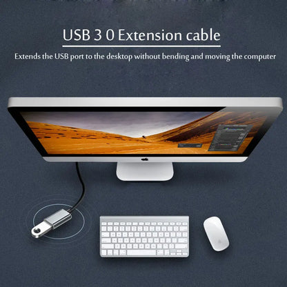 USB 3.0/2.0 Extension Cable – Male to Female High-Speed Extender for Laptop and PC