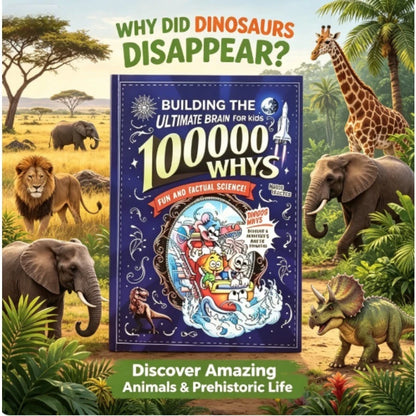 100000 Whys Science Book for Kids - Critical Thinking STEM Educational Book for Ages 6-12